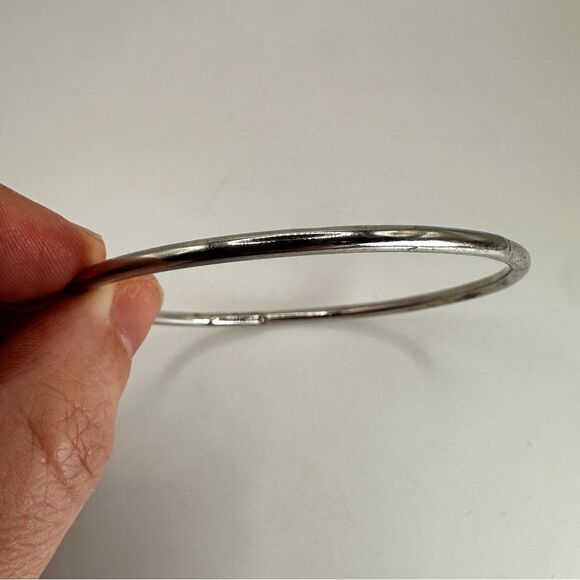 Stamped Mexico ATI 925, solid silver bangle bracelet! - Picture 6 of 9